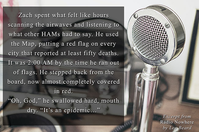 Illustration from Radio Nowhere: Zach, Epidemic